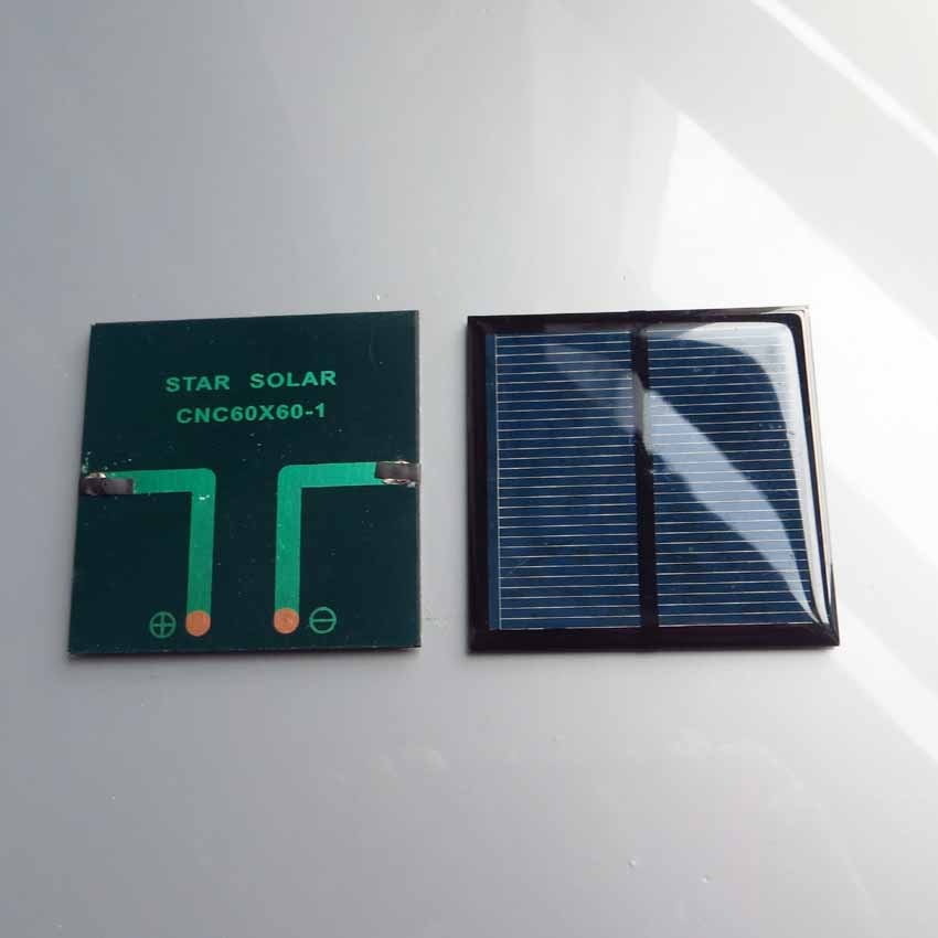 2 pcs x 1 v 500ma 미니 monocrystalline 다결정 태양 pv 패널 diy 태양 키트에 대 한 작은 태양 pv 셀 모듈